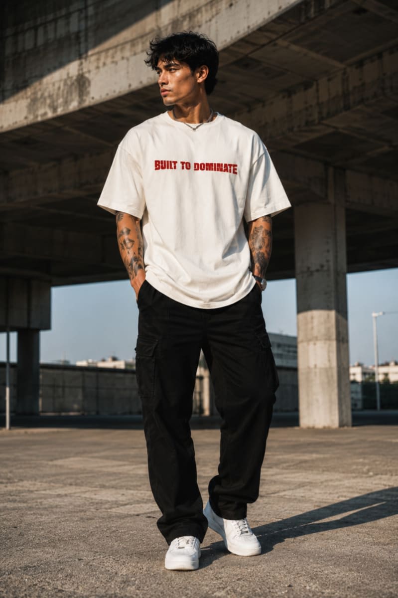 Built Different -Premium Oversized T-shirt — view 6