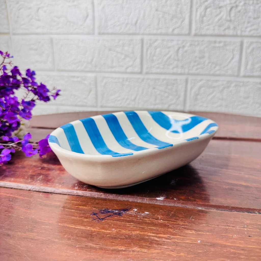 Striped Snack Bowl