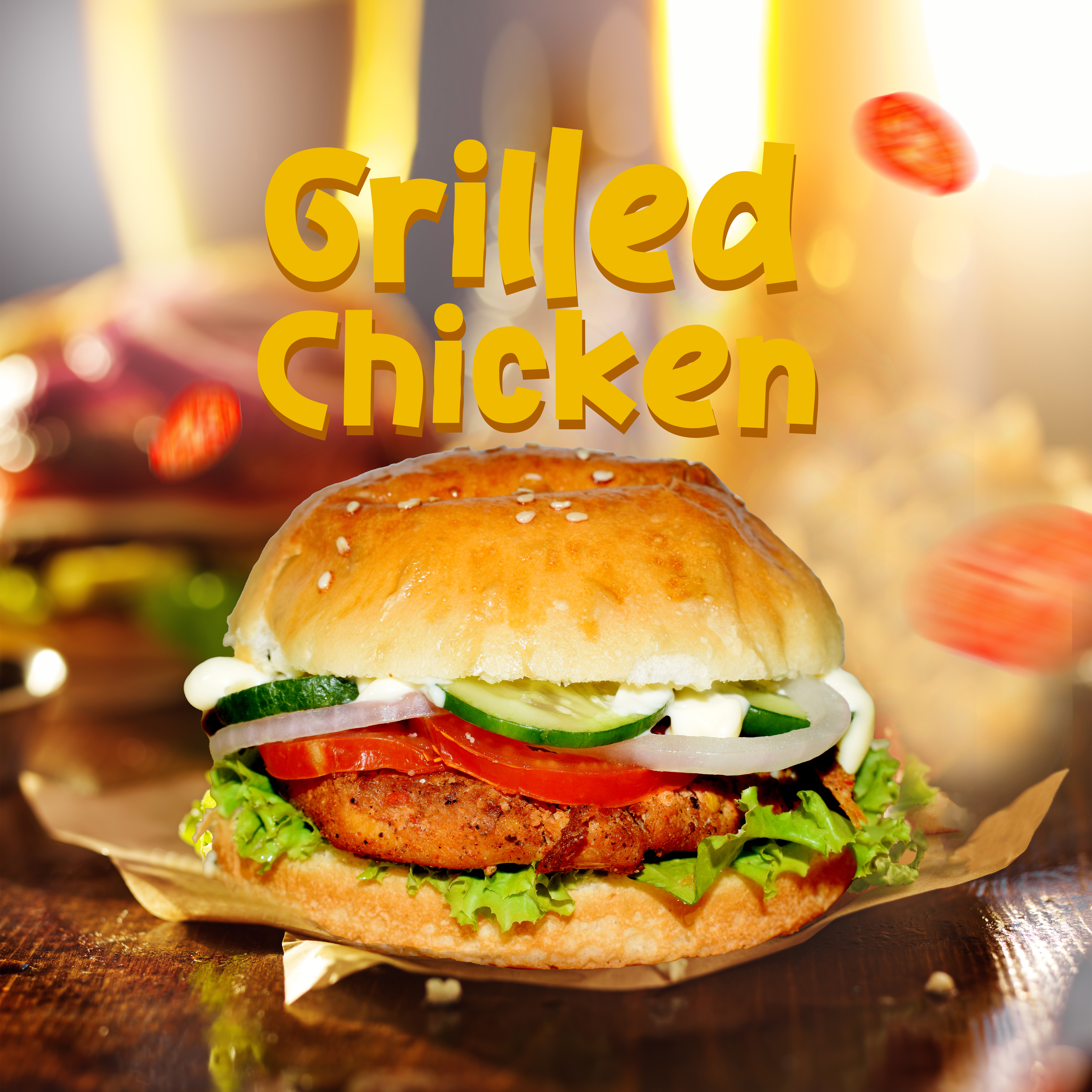 Grilled Chicken Burger