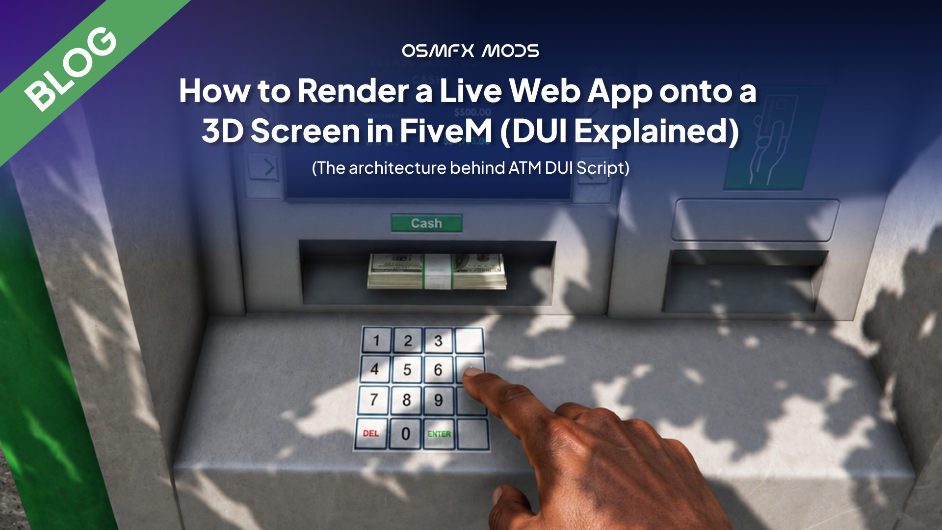How to Render a Live Web App onto a 3D Screen in FiveM (DUI Explained)