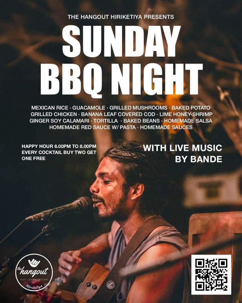 BBQ Night - Event in Hiriketiya Rd