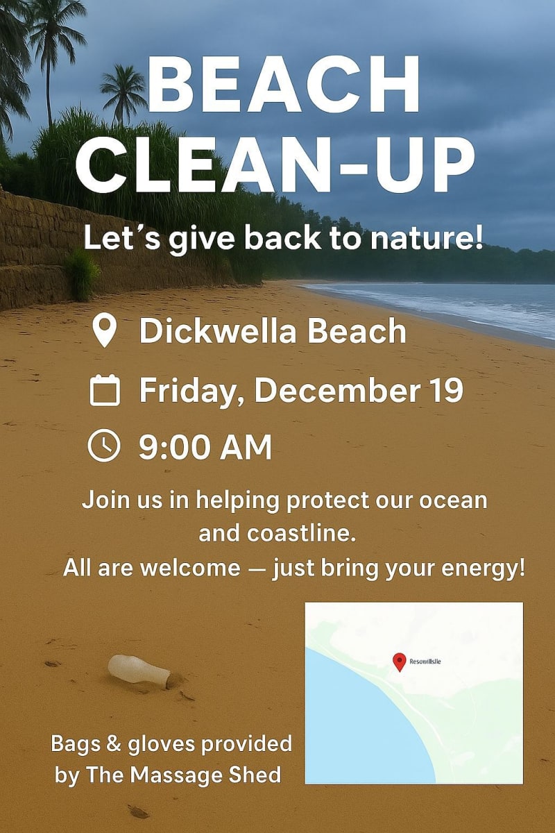 Beach Clean up - Event in Dickwella Beach