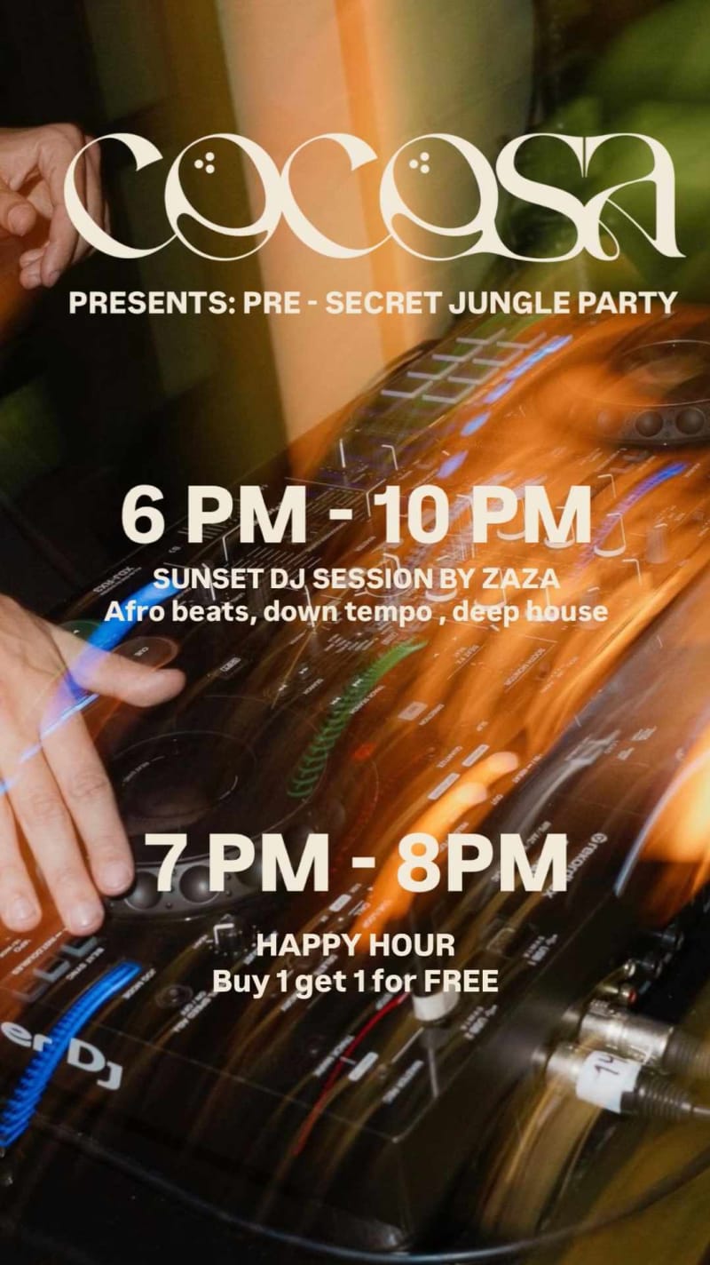Cocosa Pre -Secret Jungle Party - Event in Cocosa