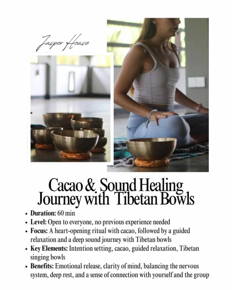 Cacao & Sound Healing - Event in Jasper House