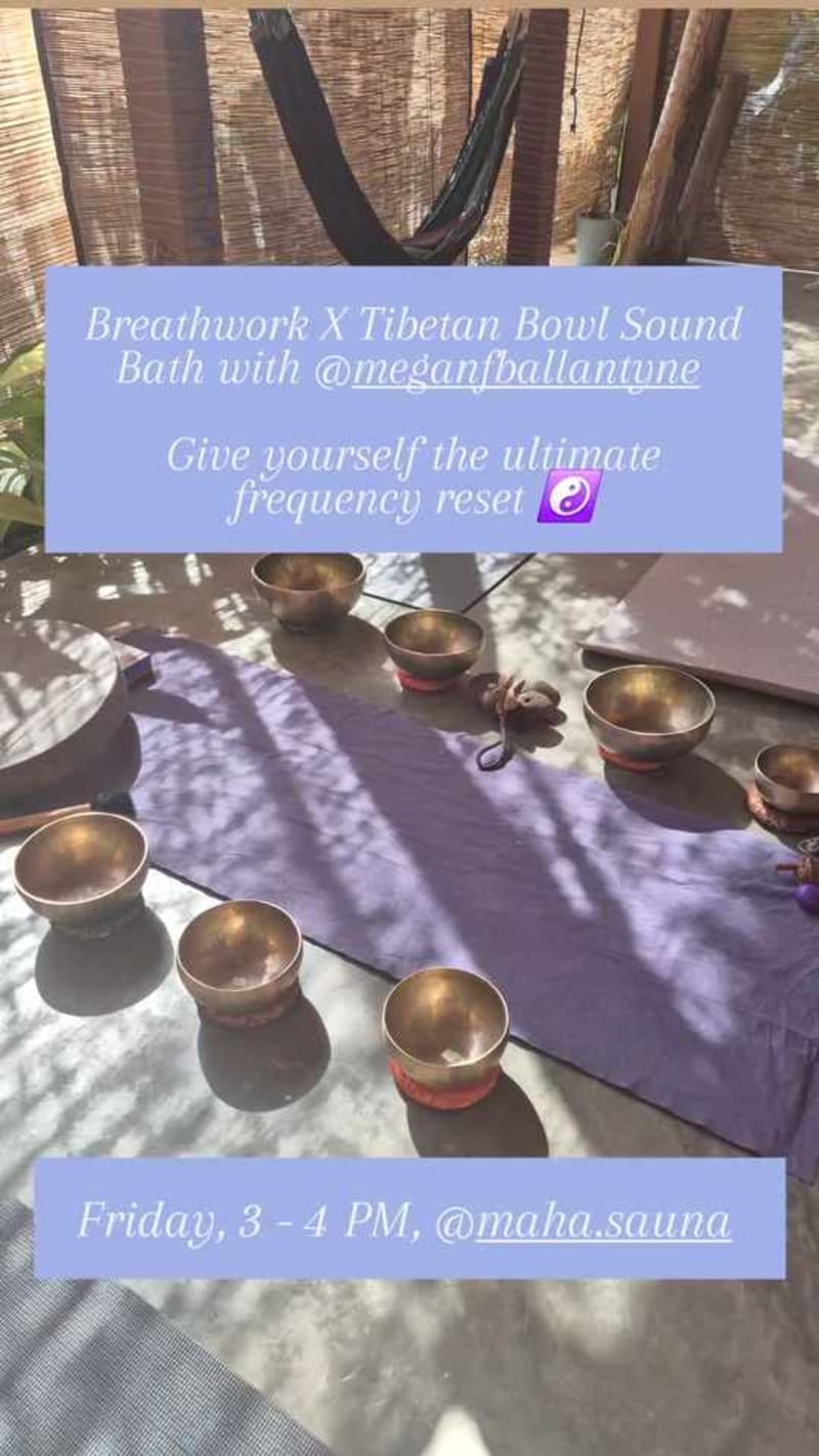 Breathwork & Sound Bath - Event in Maha Sauna