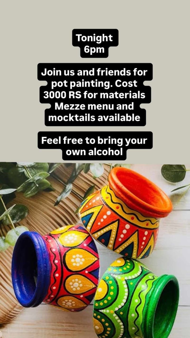Pot Painting Workshop - Event in Maha Sauna