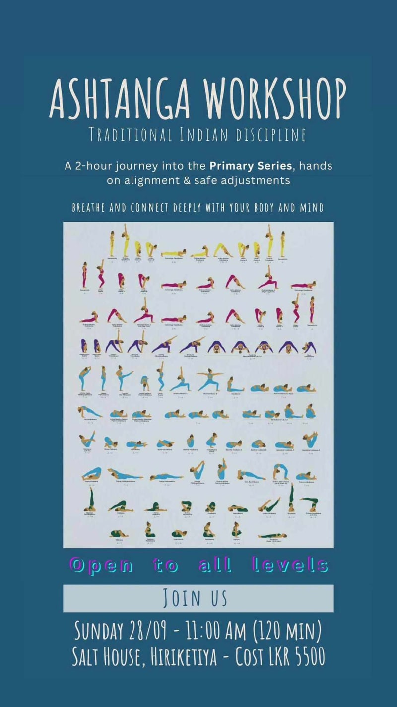 Ashtanga Workshop - Event in Salt House