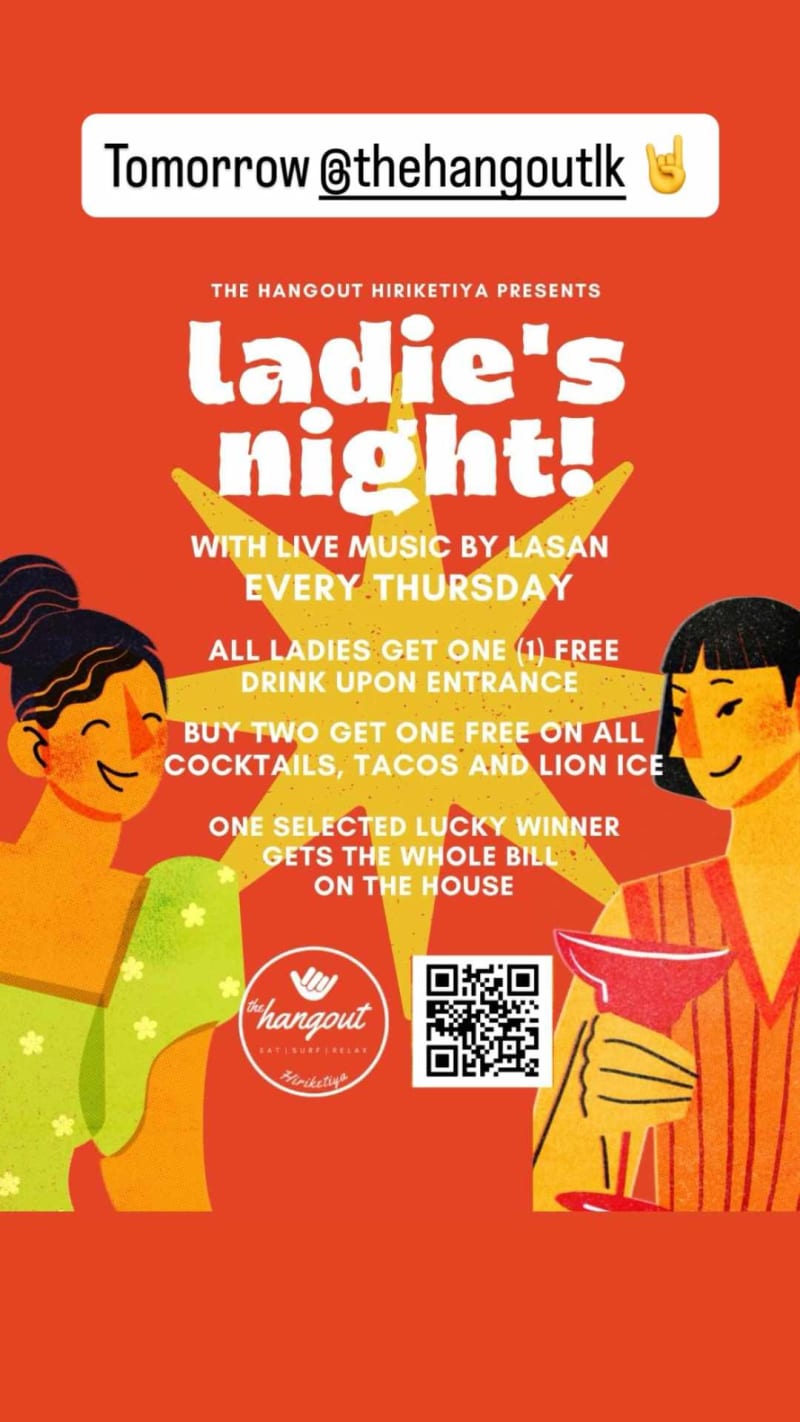 Ladies' Night with Live Music - Event in The Hangout