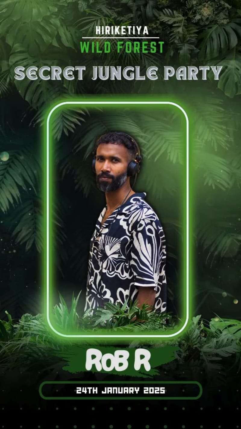 Secret Jungle Party Hiriketiya - Event in Wild Forest