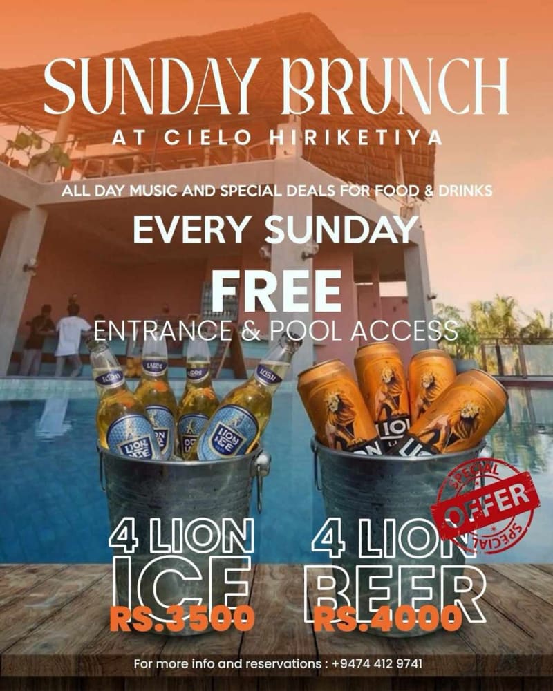 Sunday Brunch - Event in Hiriketiya