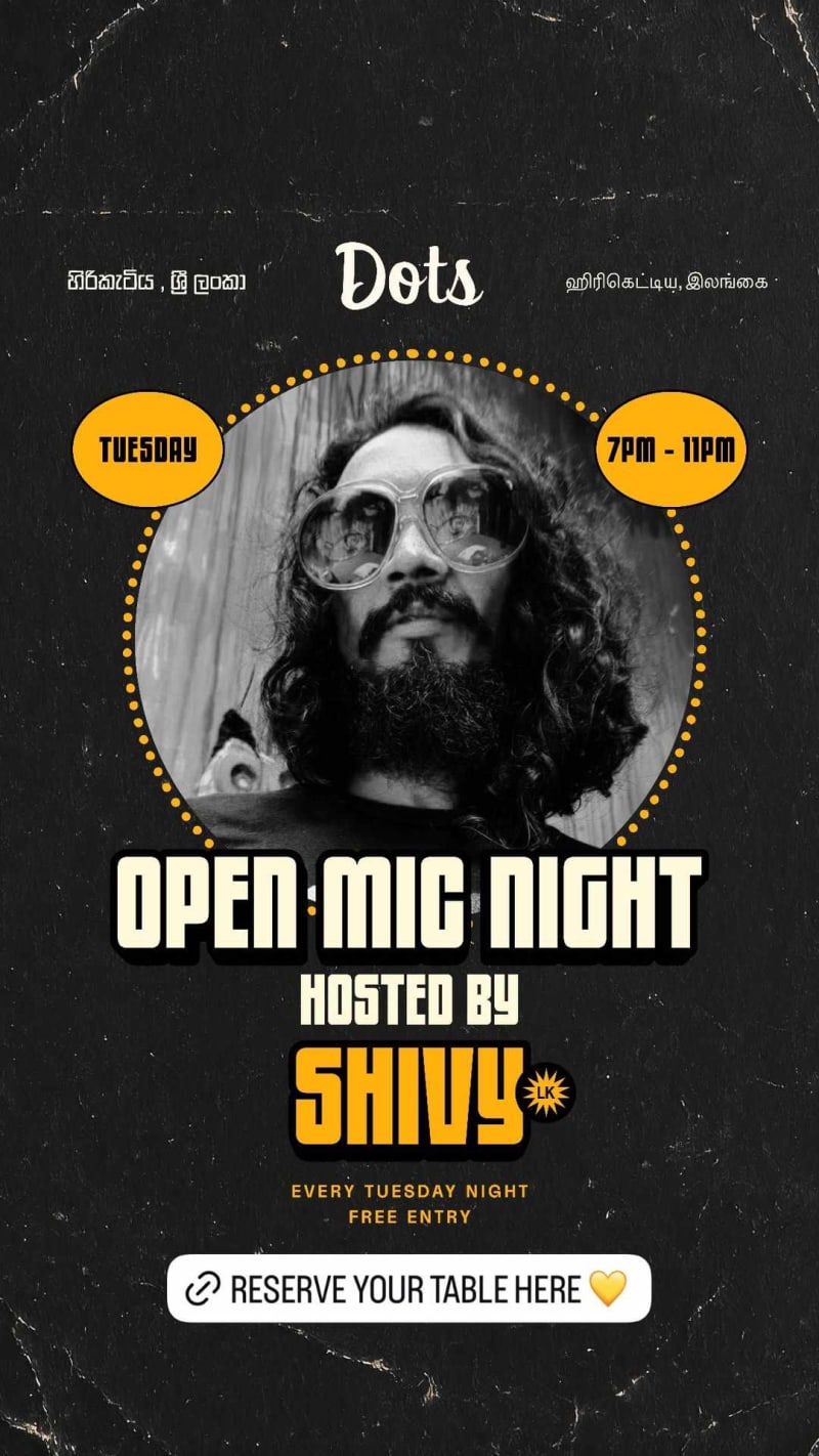 Live Music & Open Mic - Event in Hiriketiya