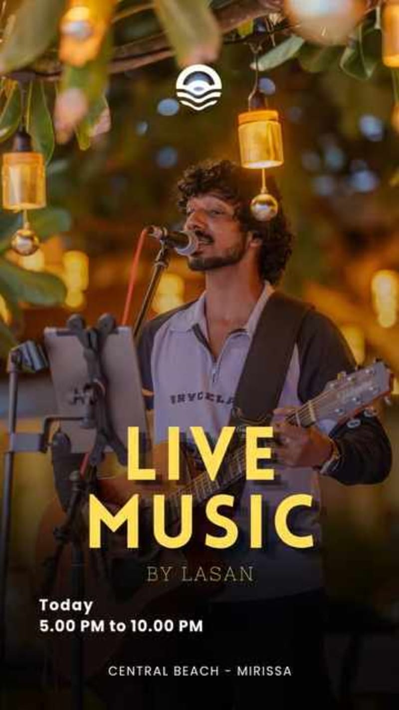 Live Music • Lasan - Event in Mirissa