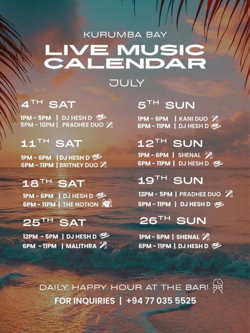 Jammin' at Kurumba - Event in Weligama