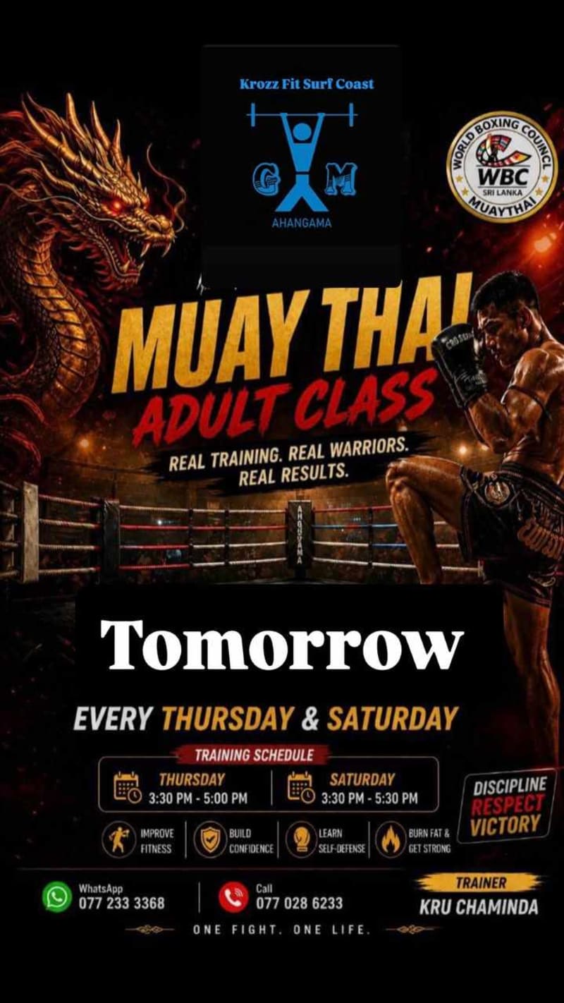 Muay Thai Adult Class - Event in Ahangama