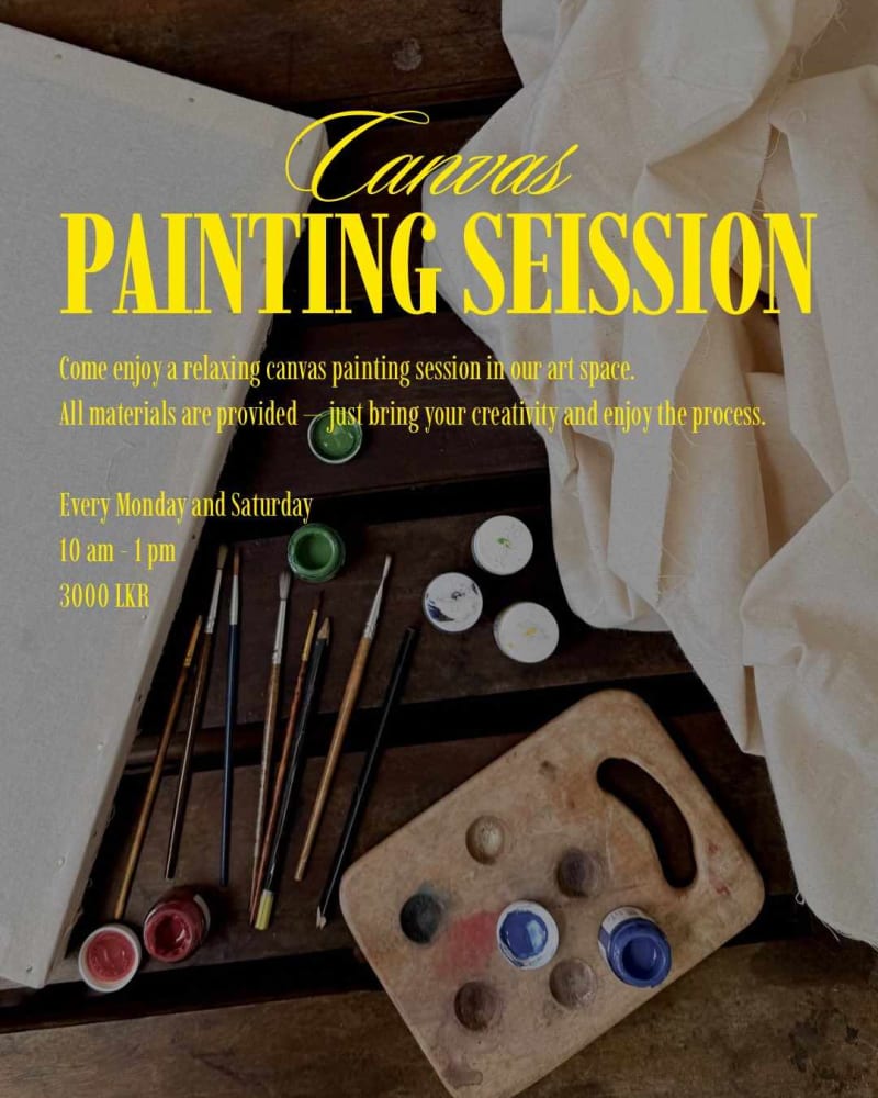 Canvas Painting Session - Event in Ahangama