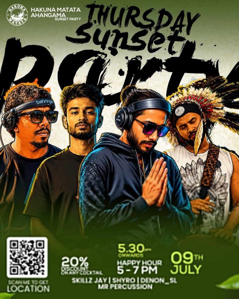 Thursday Sunset Party - Event in Ahangama