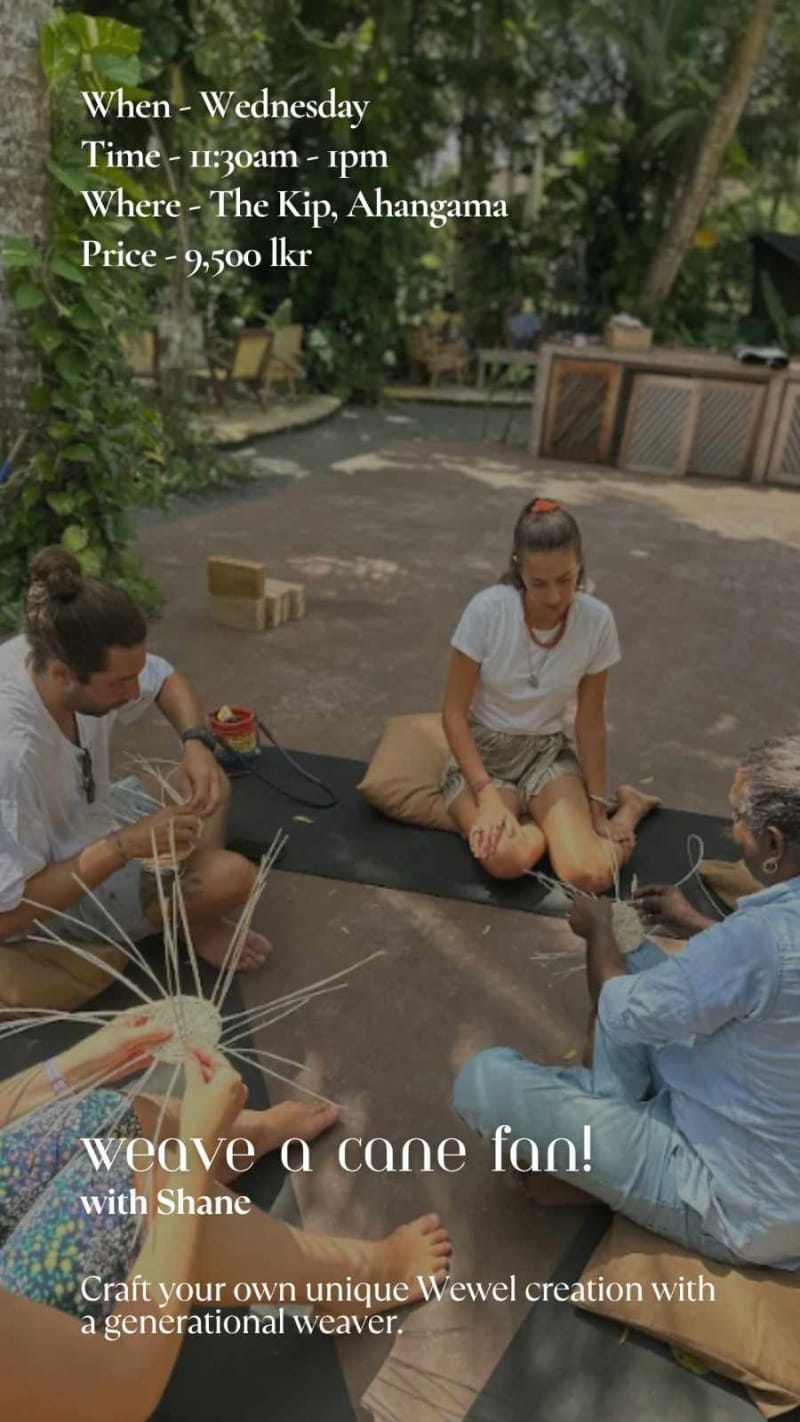 Cane Weaving • Shane - Event in Ahangama