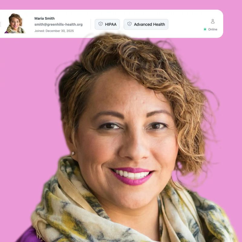 A user with their HIPAA certificate and advanced health certificate indexed on KnowQo Health training ledger.