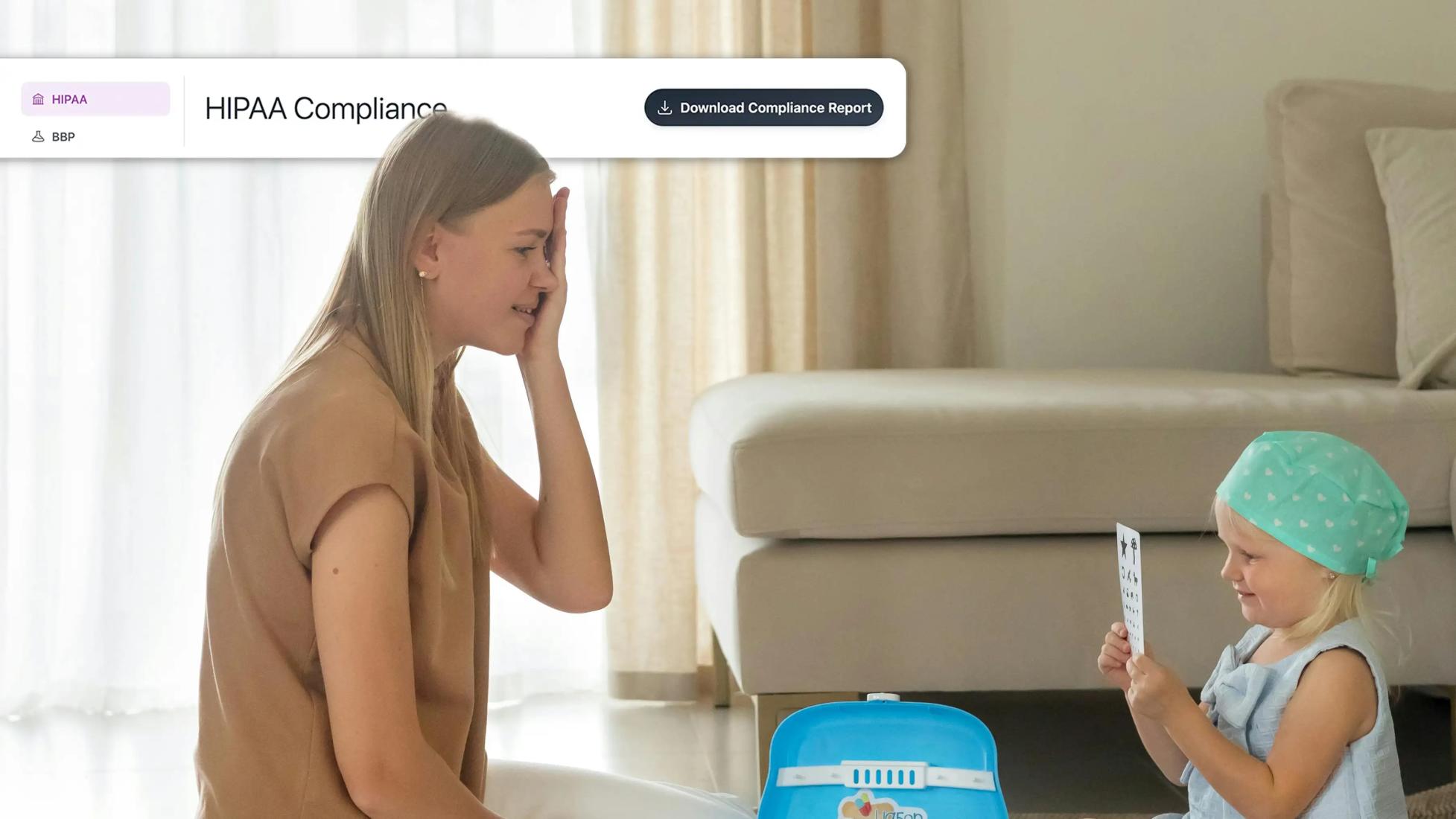 ABA therapy team completing HIPAA compliance training.