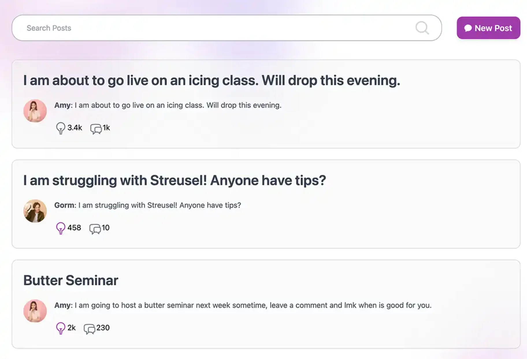 KnowQo Community Discussion Board Feature