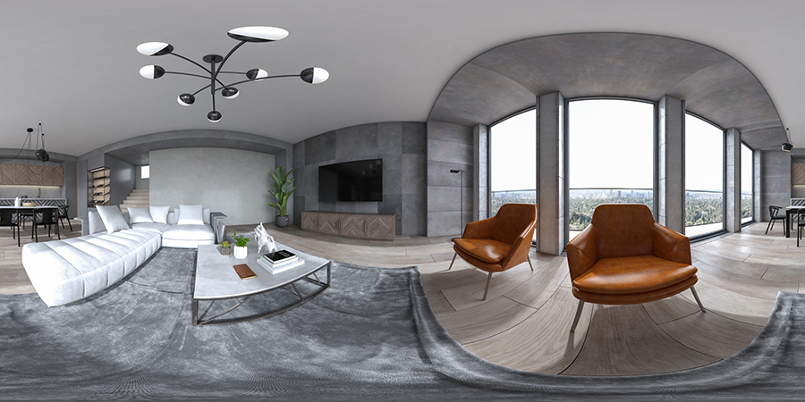 3D property scanning promotional visual