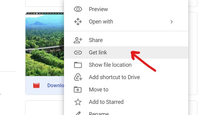 Step-1: Get Link