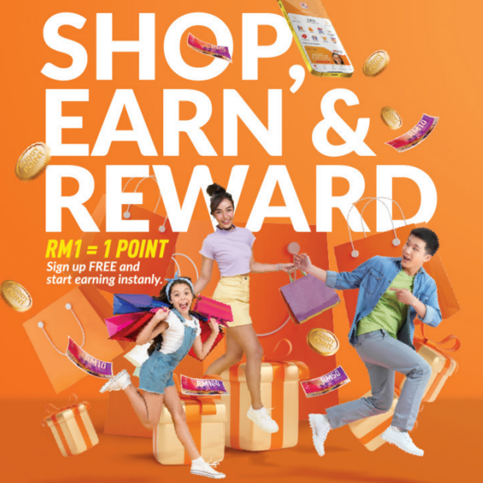 Paradigm Mall 购物，赚取积分，赢取奖励