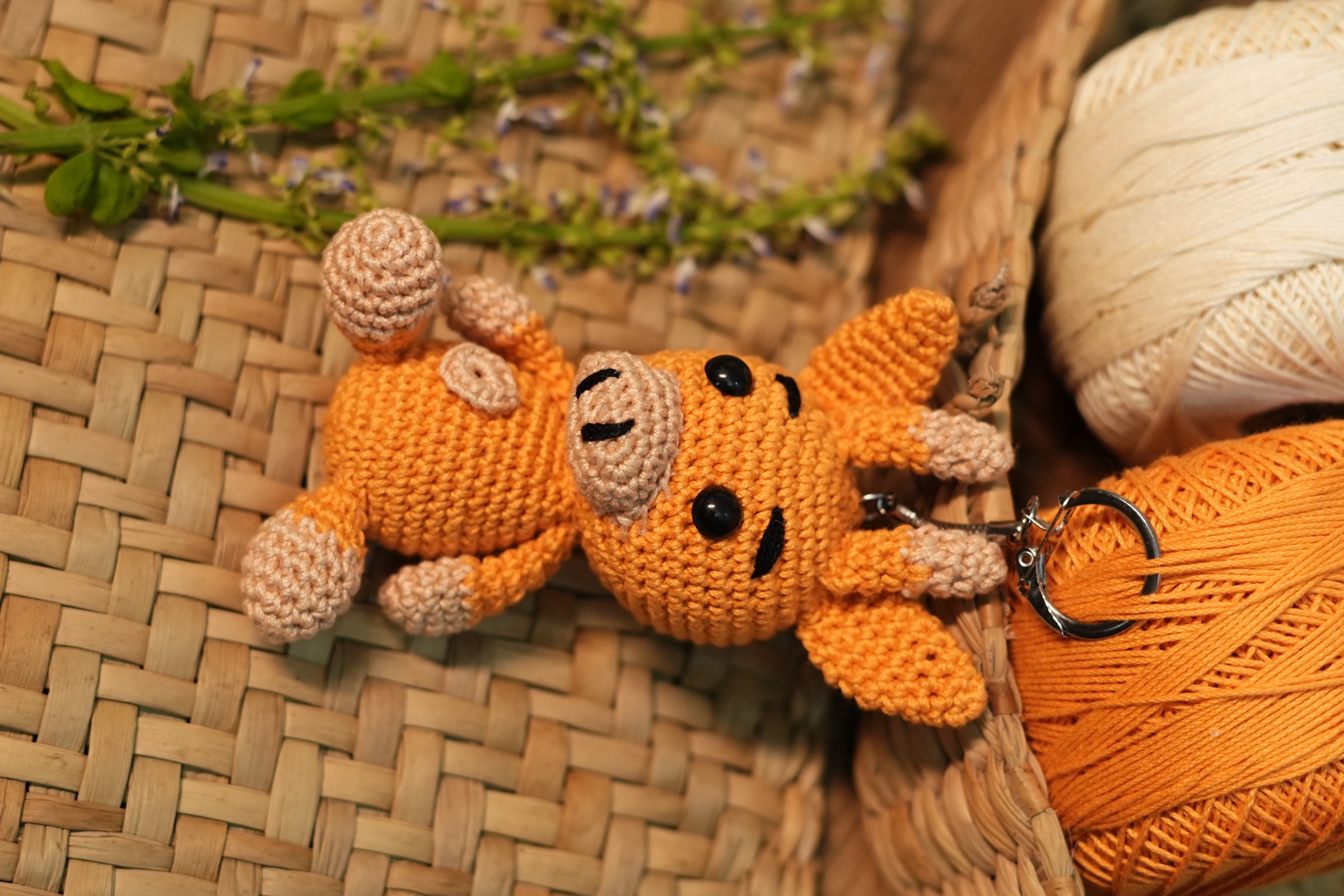 Ginger Giraff Keychain