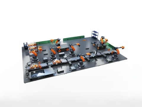 Automotive Manufacturing Simulation Production Line