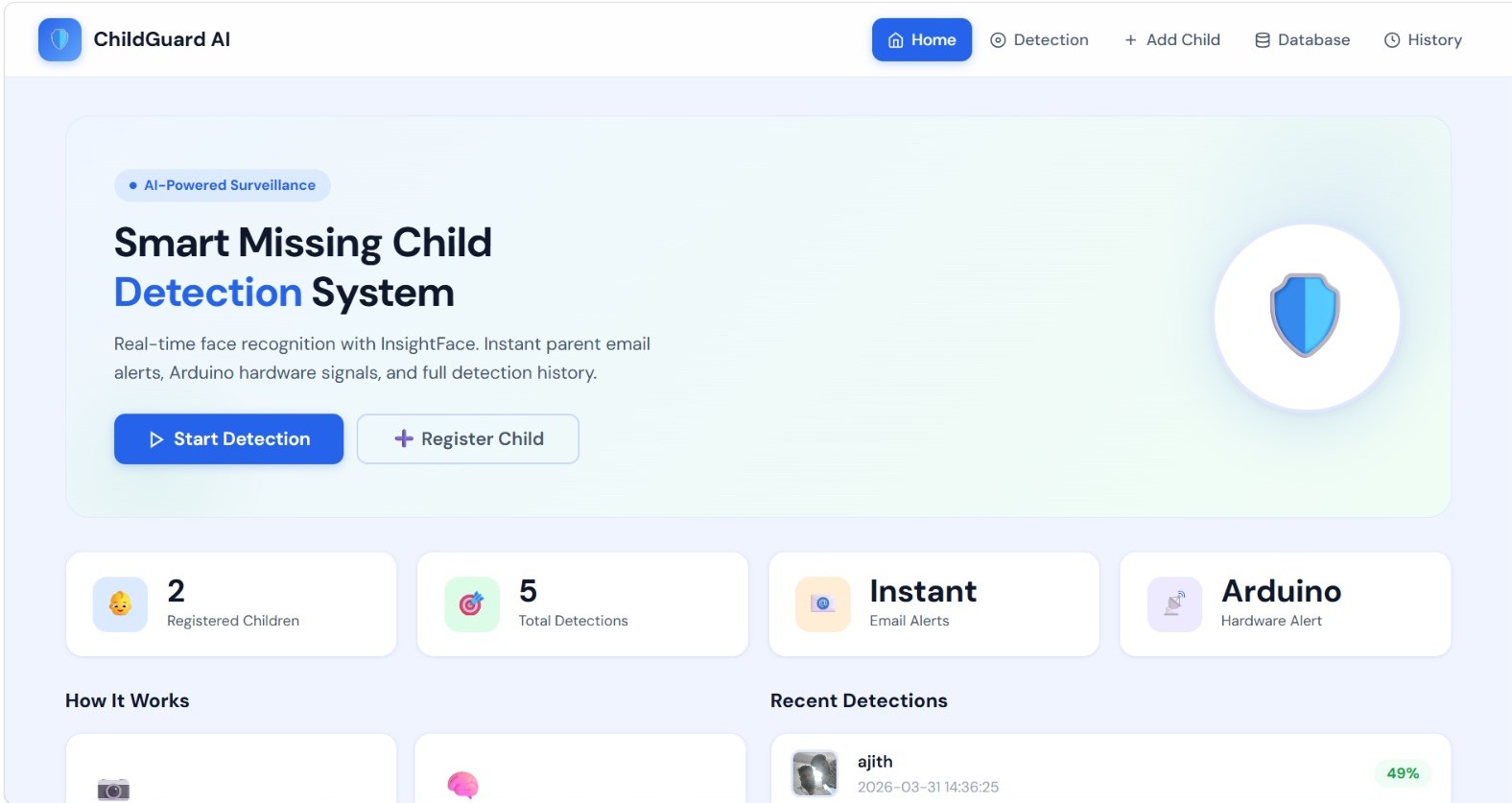ChildGuard AI — Smart Missing Child Detection System