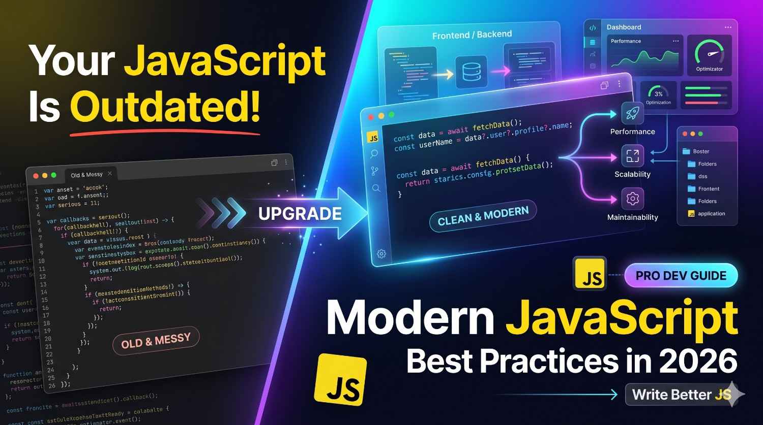 JavaScript Best Practices 2026 | Shrivex | Shrivex