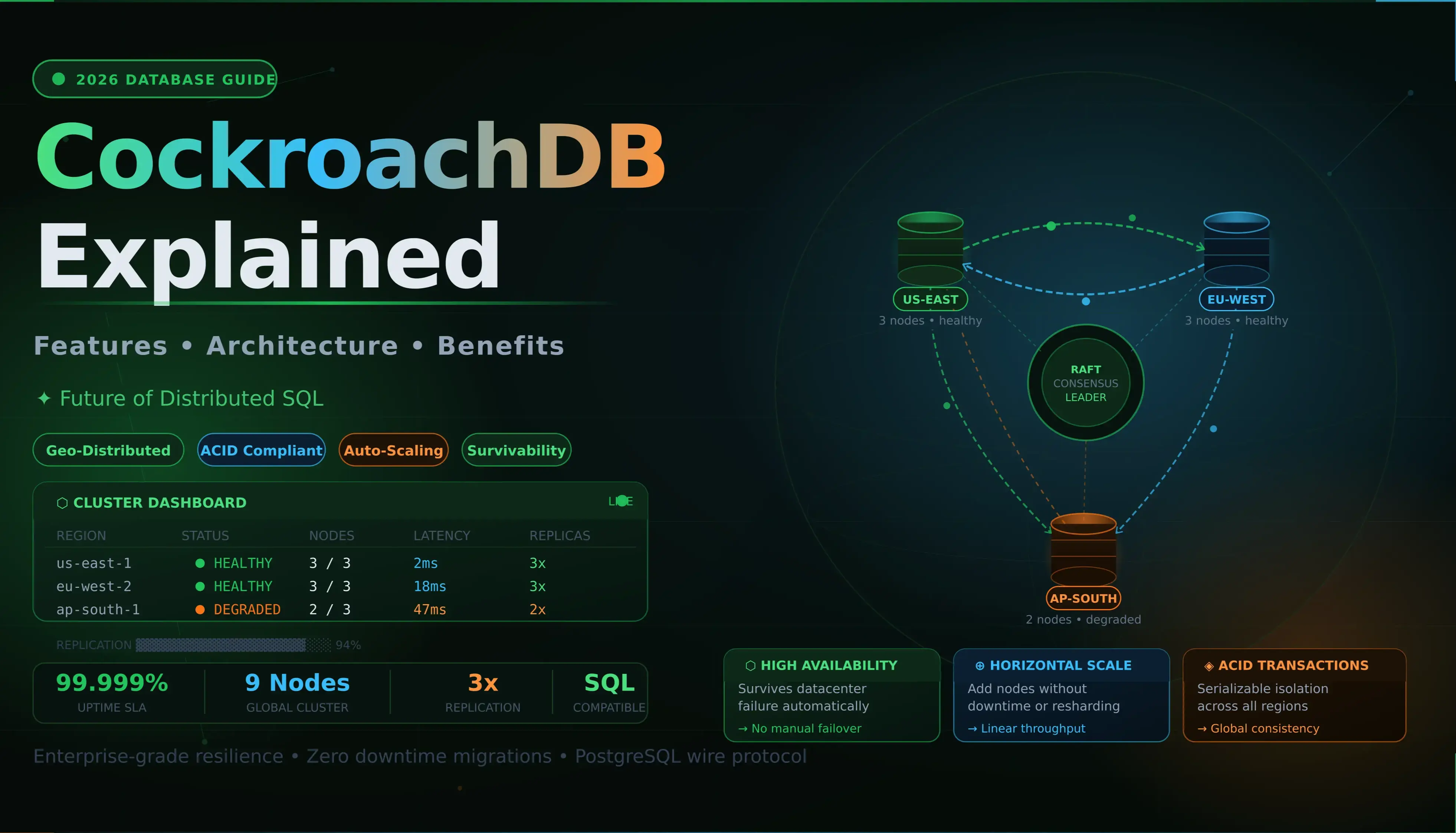 CockroachDB Architecture, Features & Benefits | Shrivex | Shrivex