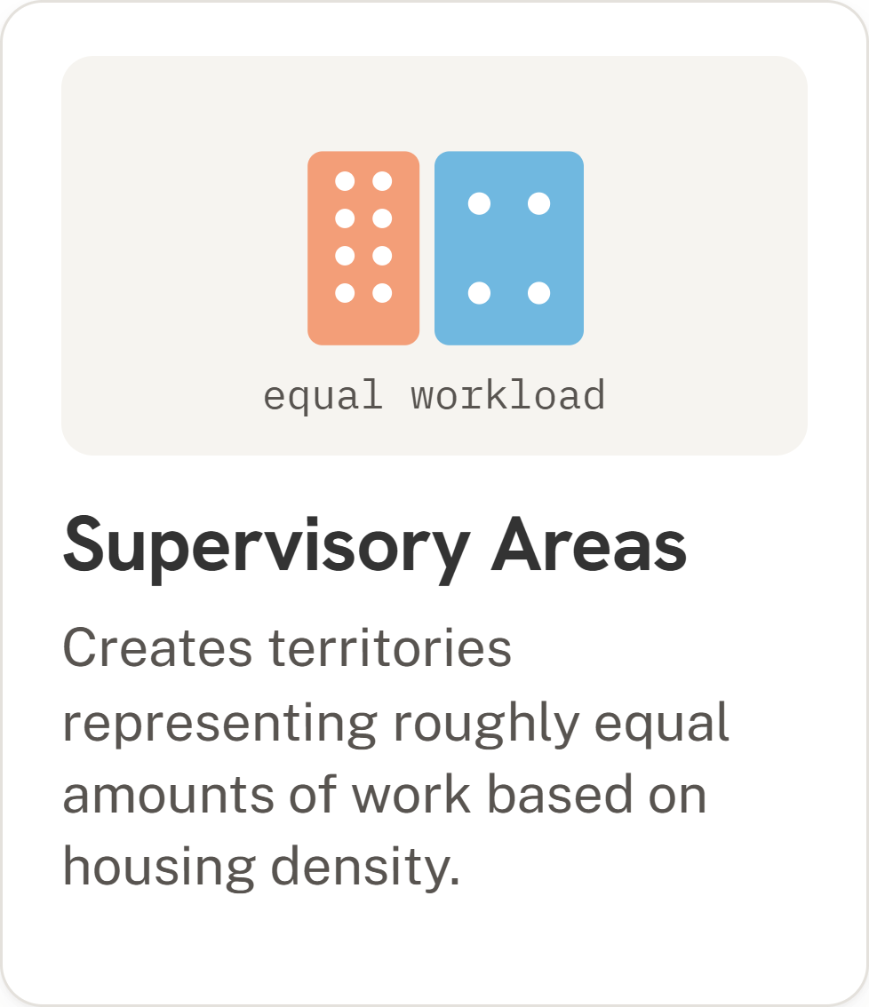 Fair supervisory areas icon