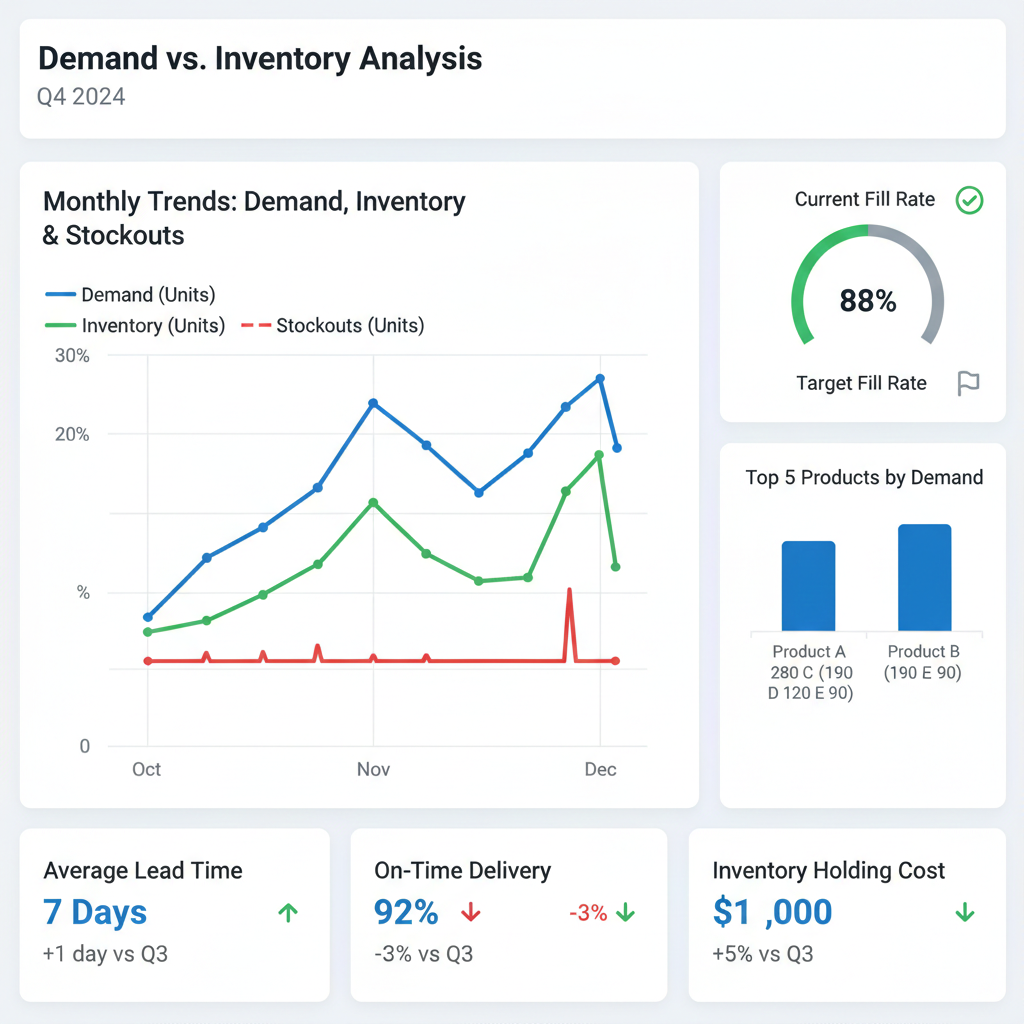 Inventory Optimization with Demand Forecasting