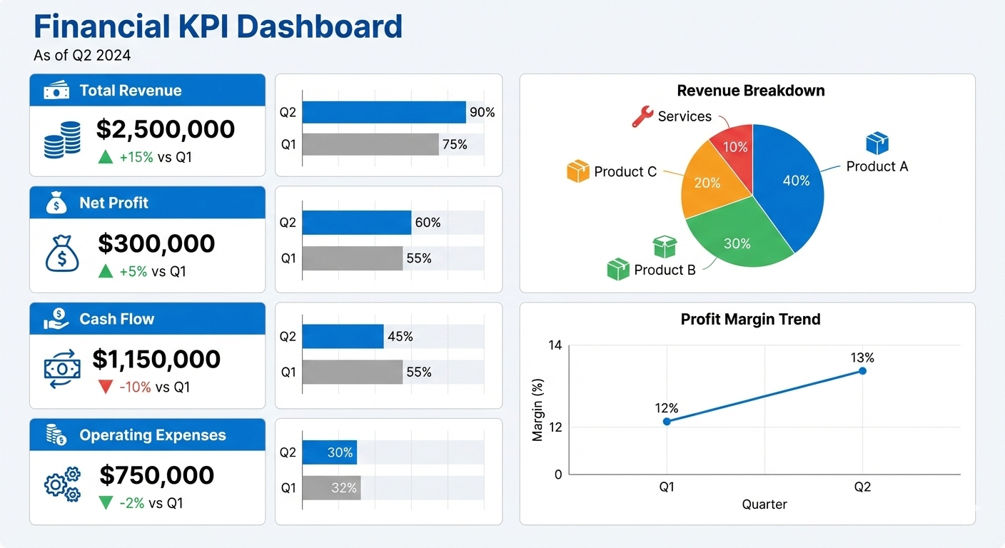 Executive Financial Dashboard for CFO Office
