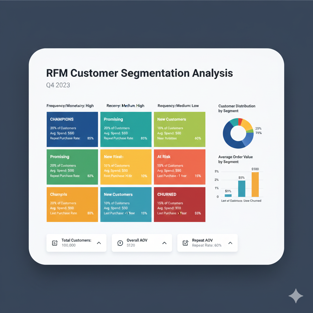 Customer segmentation with RFM