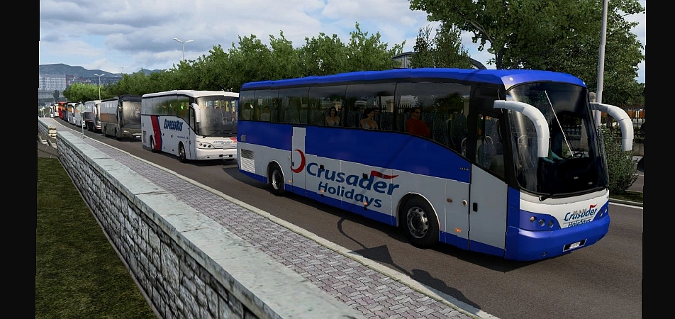 МОД Bus traffic by Taina95 v1.54 ДЛЯ EURO TRUCK SIMULATOR 2