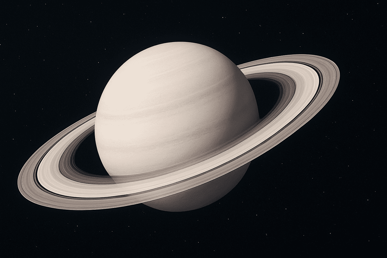 Saturn: The Ringed Gas Giant with Stunning Moons & Rings