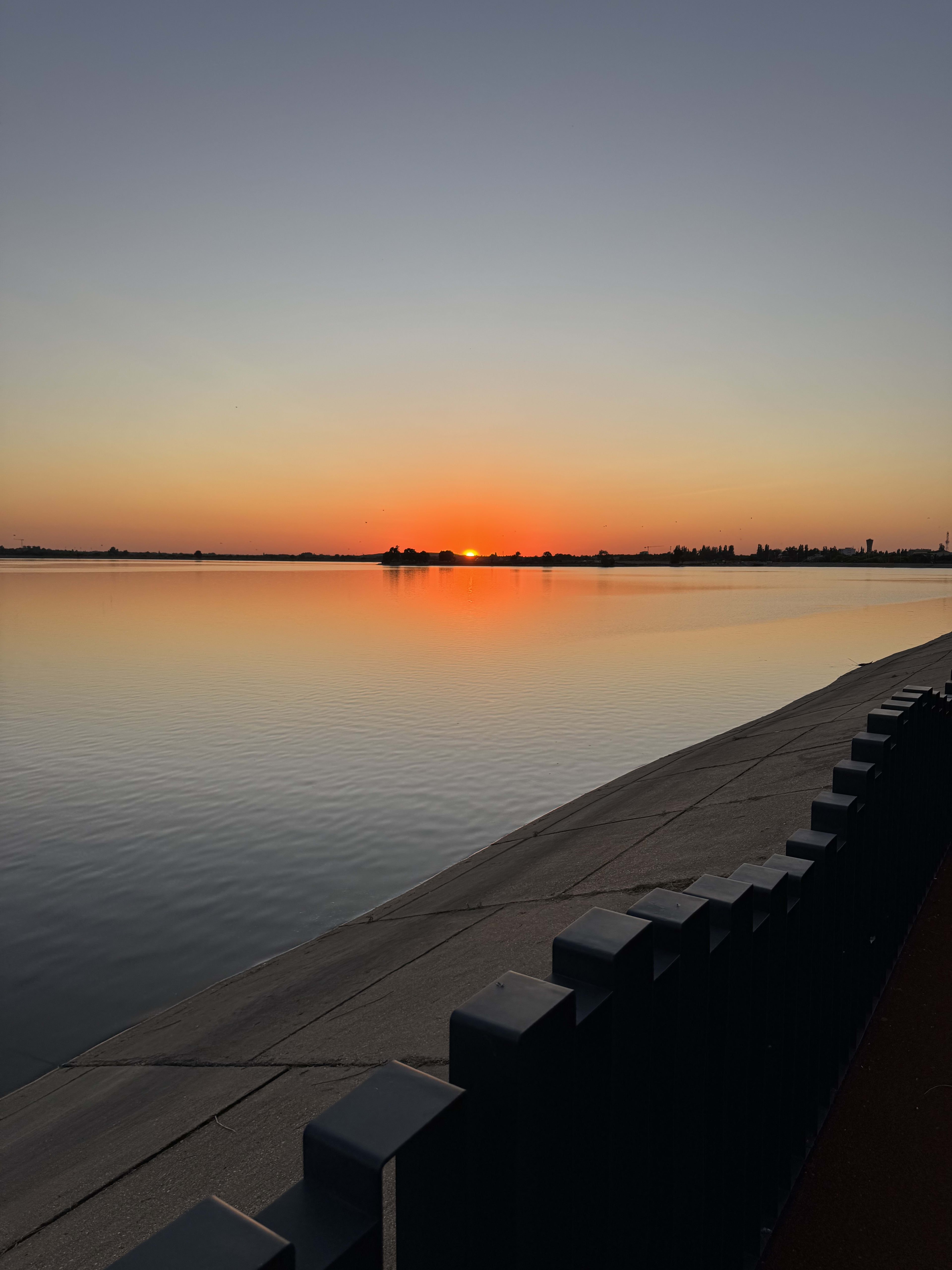 Sunset by mihaisirbu in Bucharest, Romania — Lacul Morii