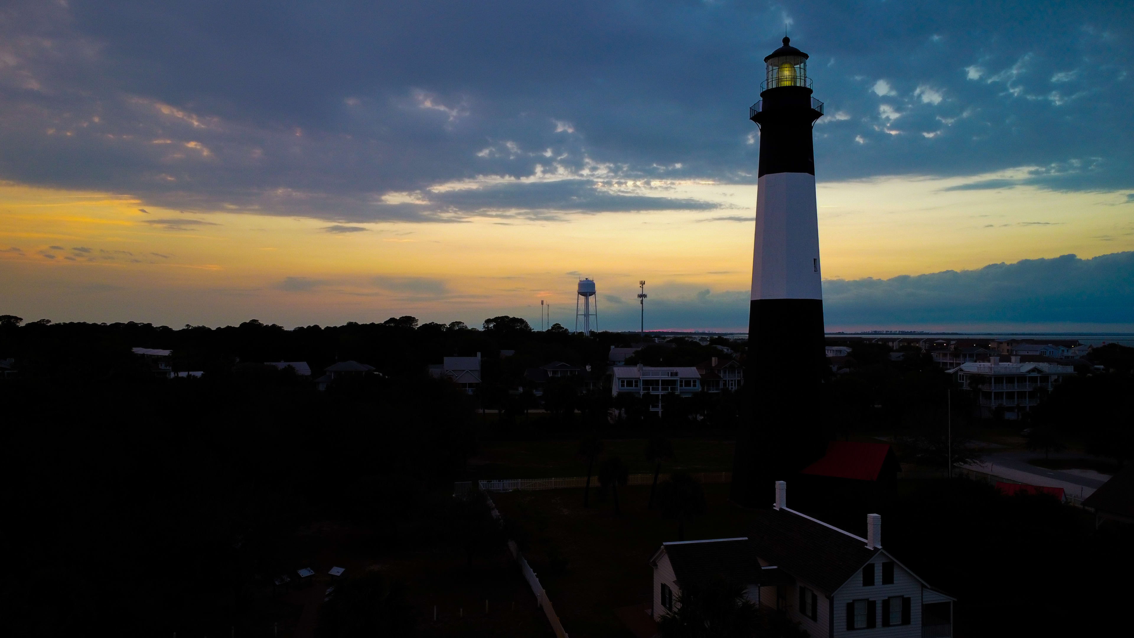 Sunset by oqfish in Tybee Island, United States — Shoot with my drone