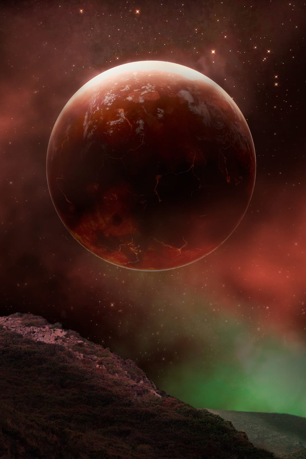 Mars Illustration.