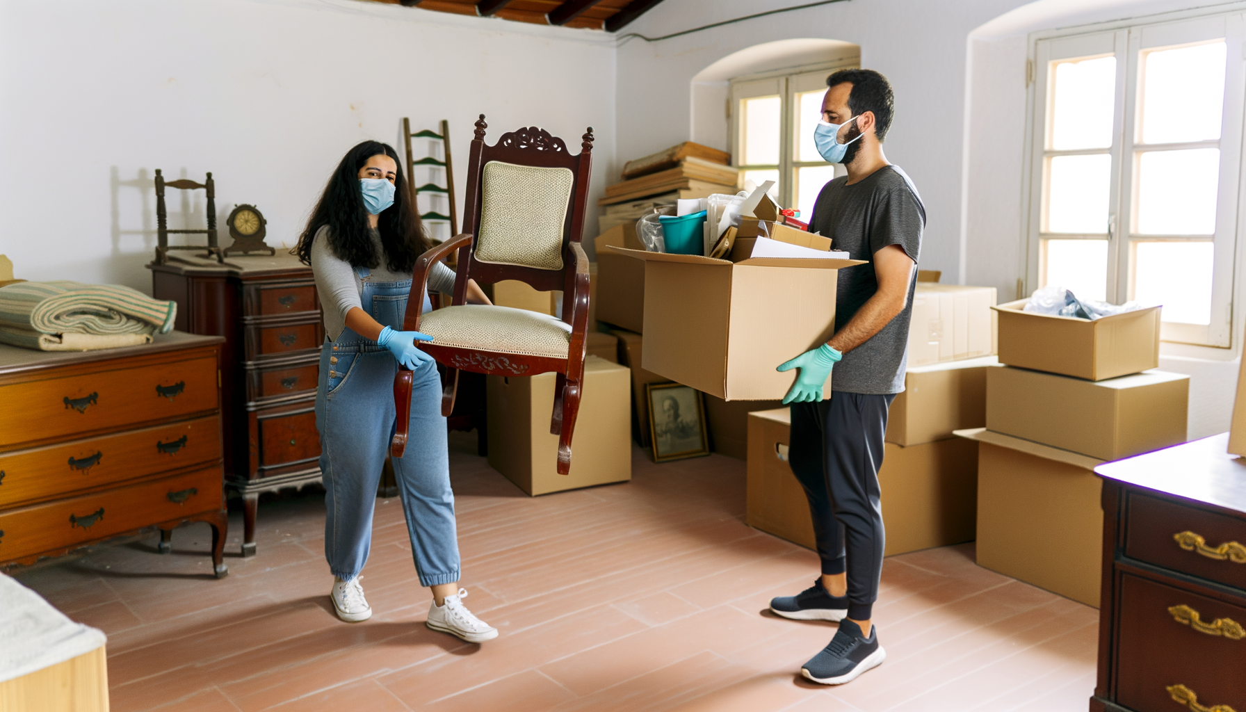 Solutions écologiques pour le débarras de maison Recyclage et gestion des déchets lors du vidage.
