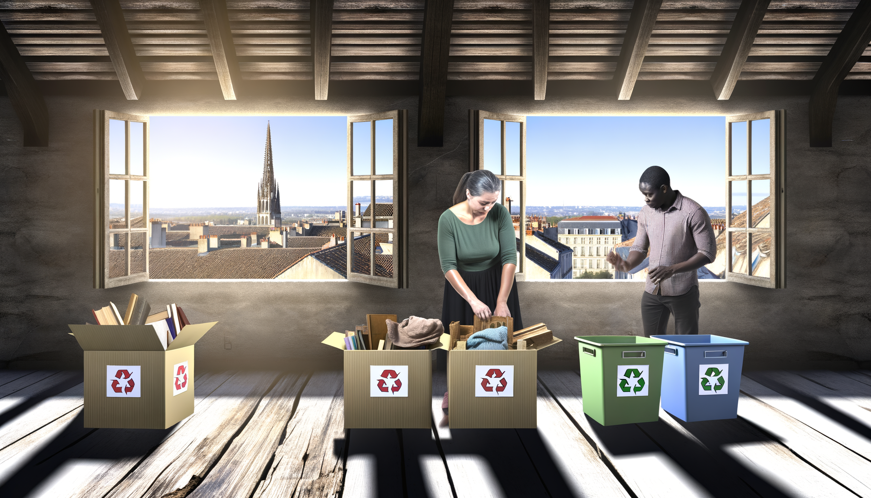 Pratiques écologiques pour le tri à Bordeaux Tri écologique des déchets à Bordeaux.
