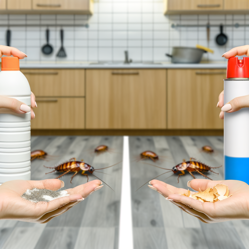 Comparer les méthodes de traitement des cafards. Produits maison vs solutions professionnelles