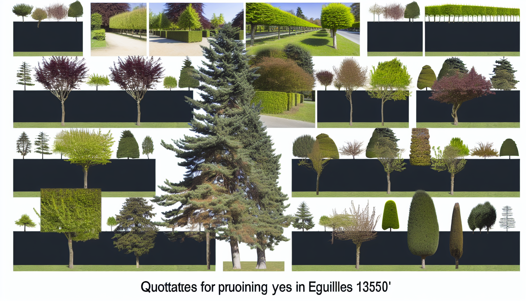 Élagage professionnel de tous types d'arbres Élagage de différents types d'arbres.