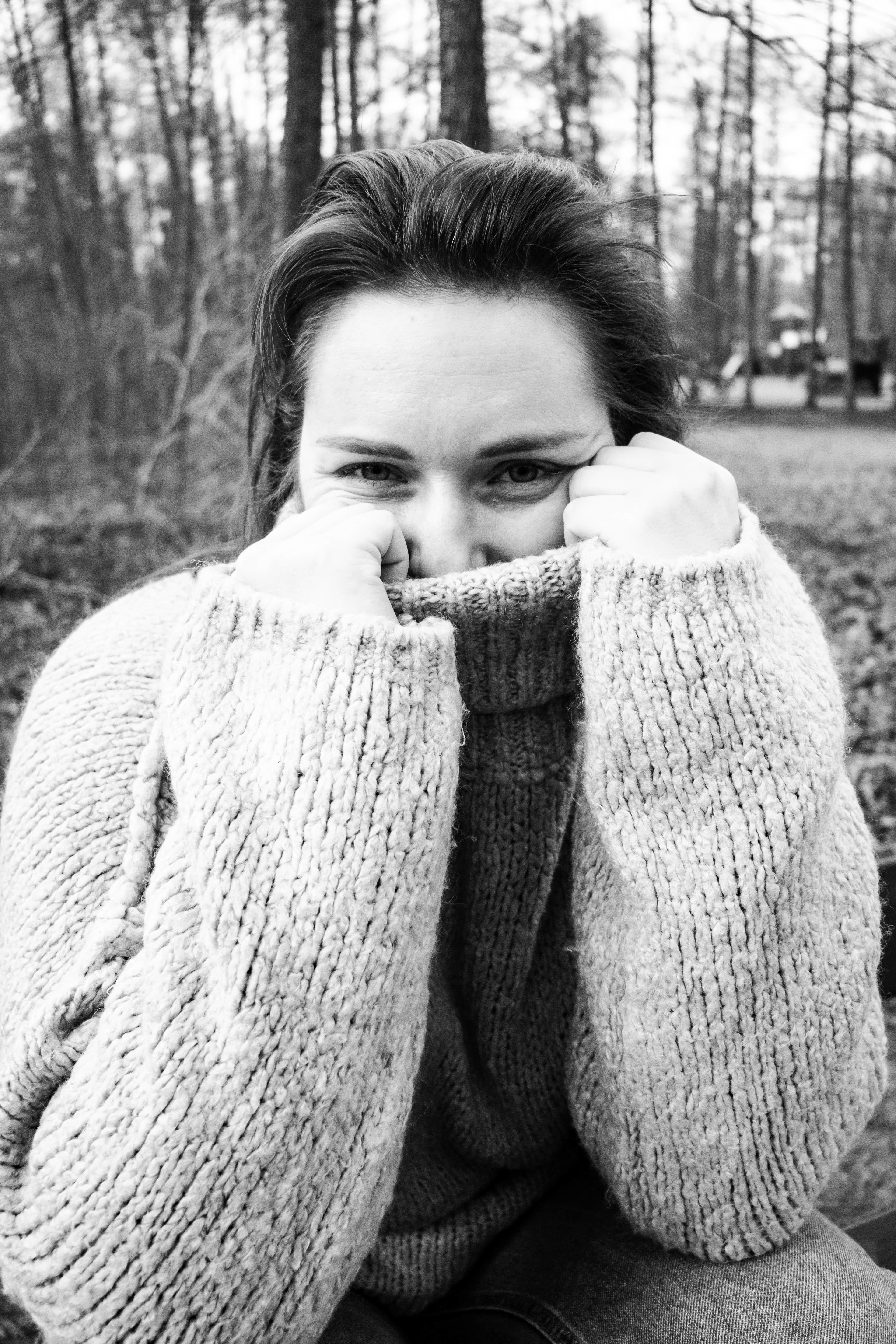 Kobieta na sesji u fotografa w wejherowie