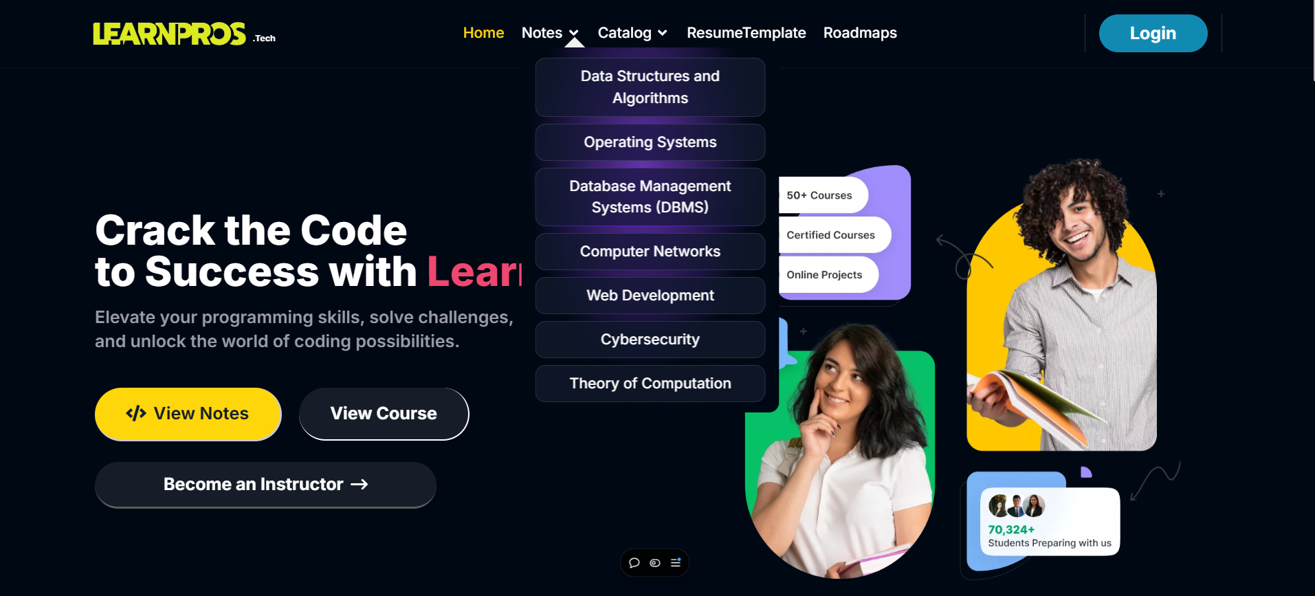 LearnPros Home Page