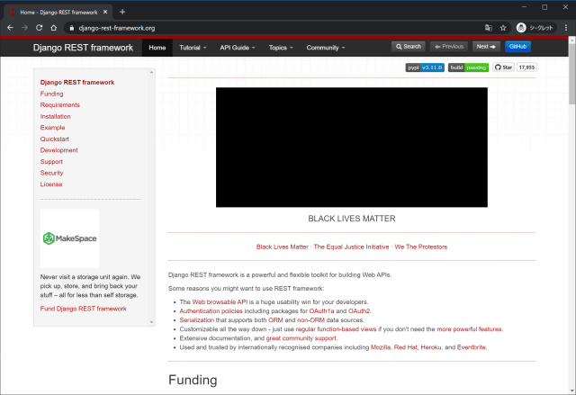 Django REST framework width=640