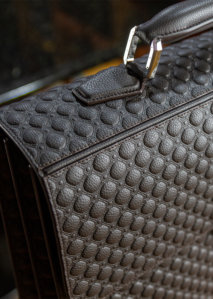 Calfskin Leather Briefcase