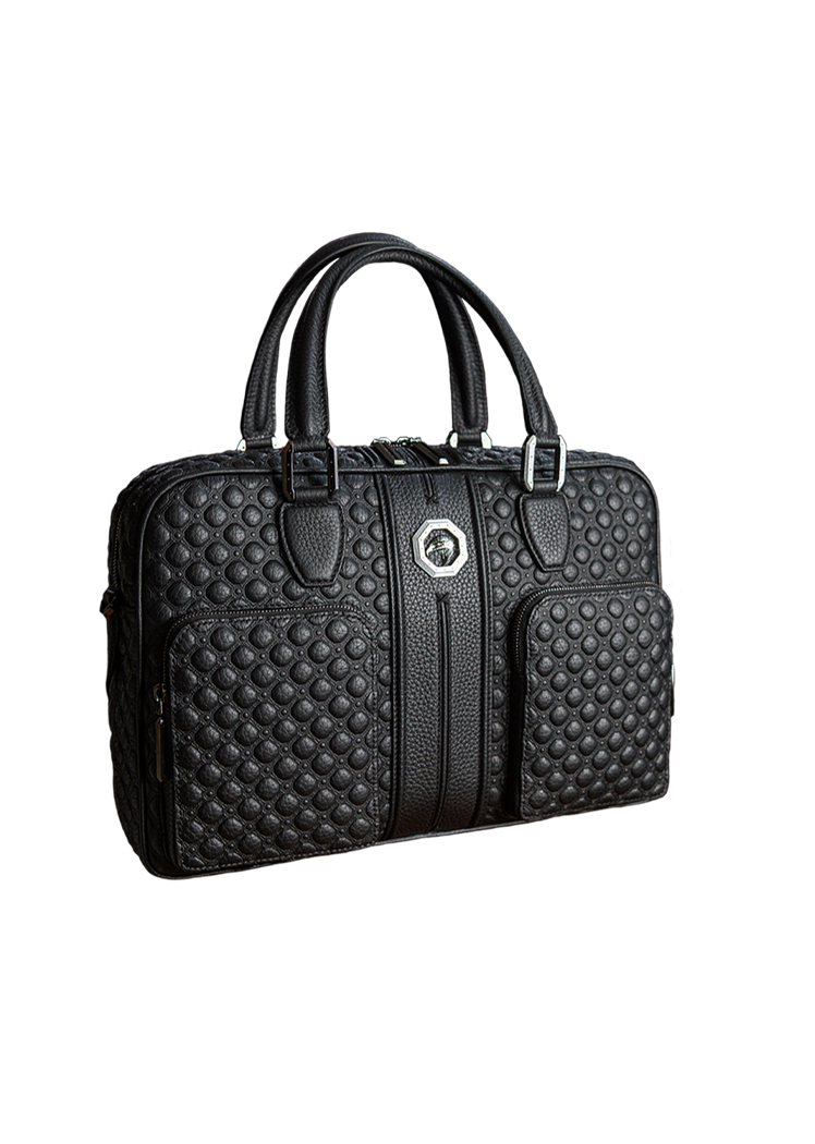 Handmade Calfskin Leather Business Bag
